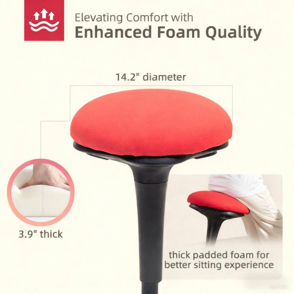 Elevating Comfort with Enhanced Foam Quality

14.2" diameter

3.9" thick

thick padded foam for better sitting experience
