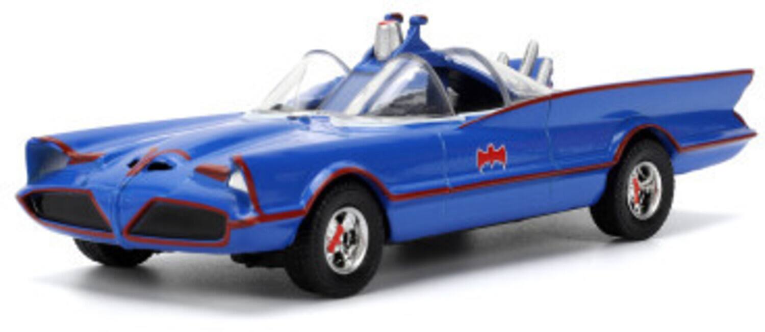 Alt View 3. Jada Toys - DC Batman - Hollywood Rides - 1:32 1966 Batmobile Die-Cast Car (Animated Color Version)   - COLLECTIBLES - Multicolor.