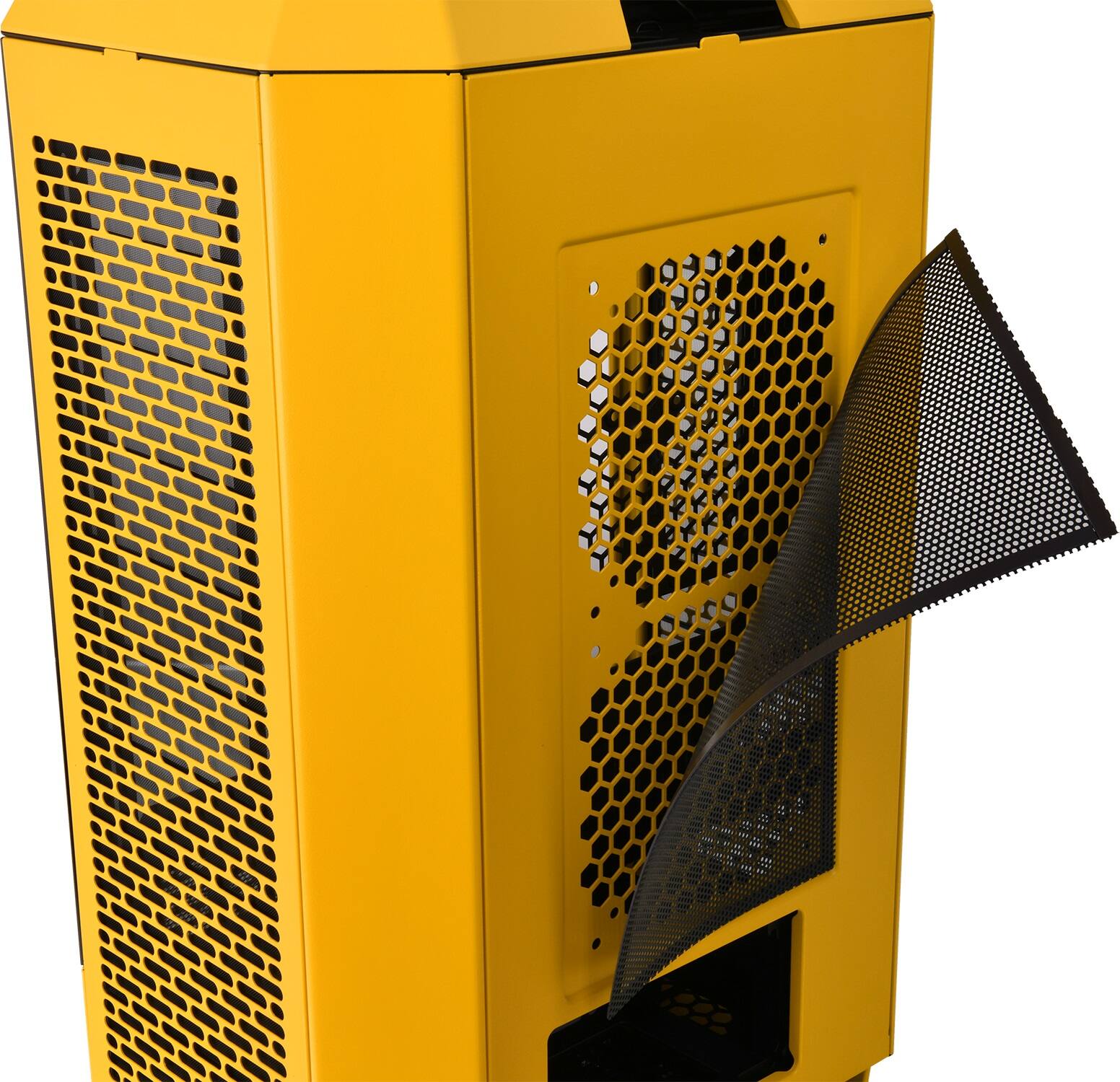 Alt View 33. Thermaltake - The Tower 300 Micro ATX PC Case - Bumblebee Yellow.