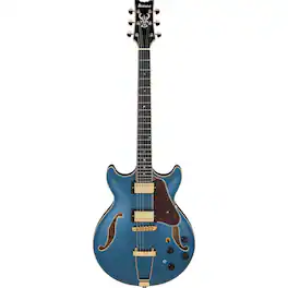 Ibanez - AM Artcore Expressionist AMH90 Hollow-Body Electric Guitar, Prussian Blue Metallic