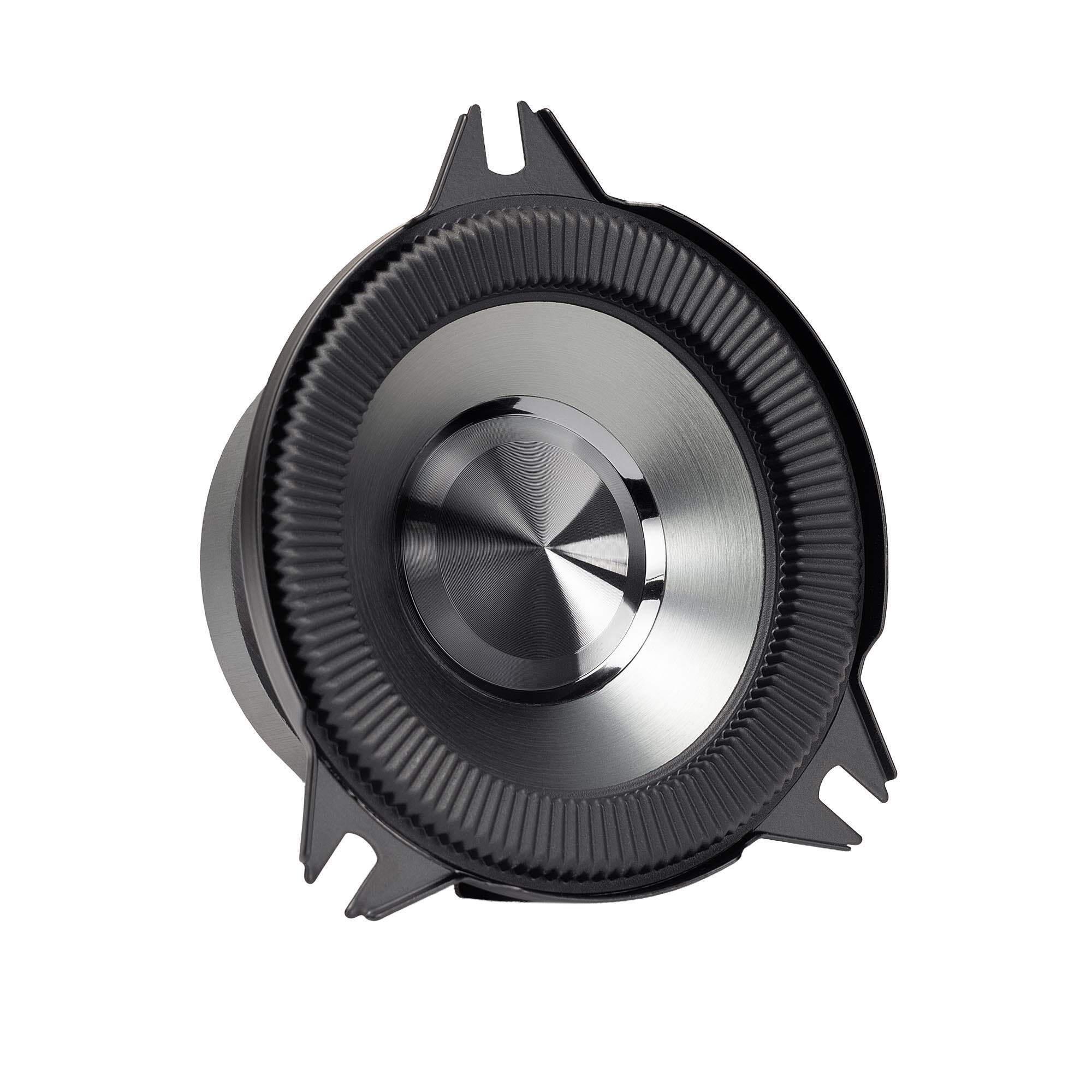 Alt View 1. Alpine - Alpine BRV-S40C 4" BassRev™ Component Speaker Set - Black/Gray.