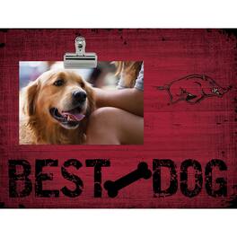 Fan Creations - Arkansas Razorbacks 10.5" x 8" Best Dog Clip Photo Frame - Multicolor