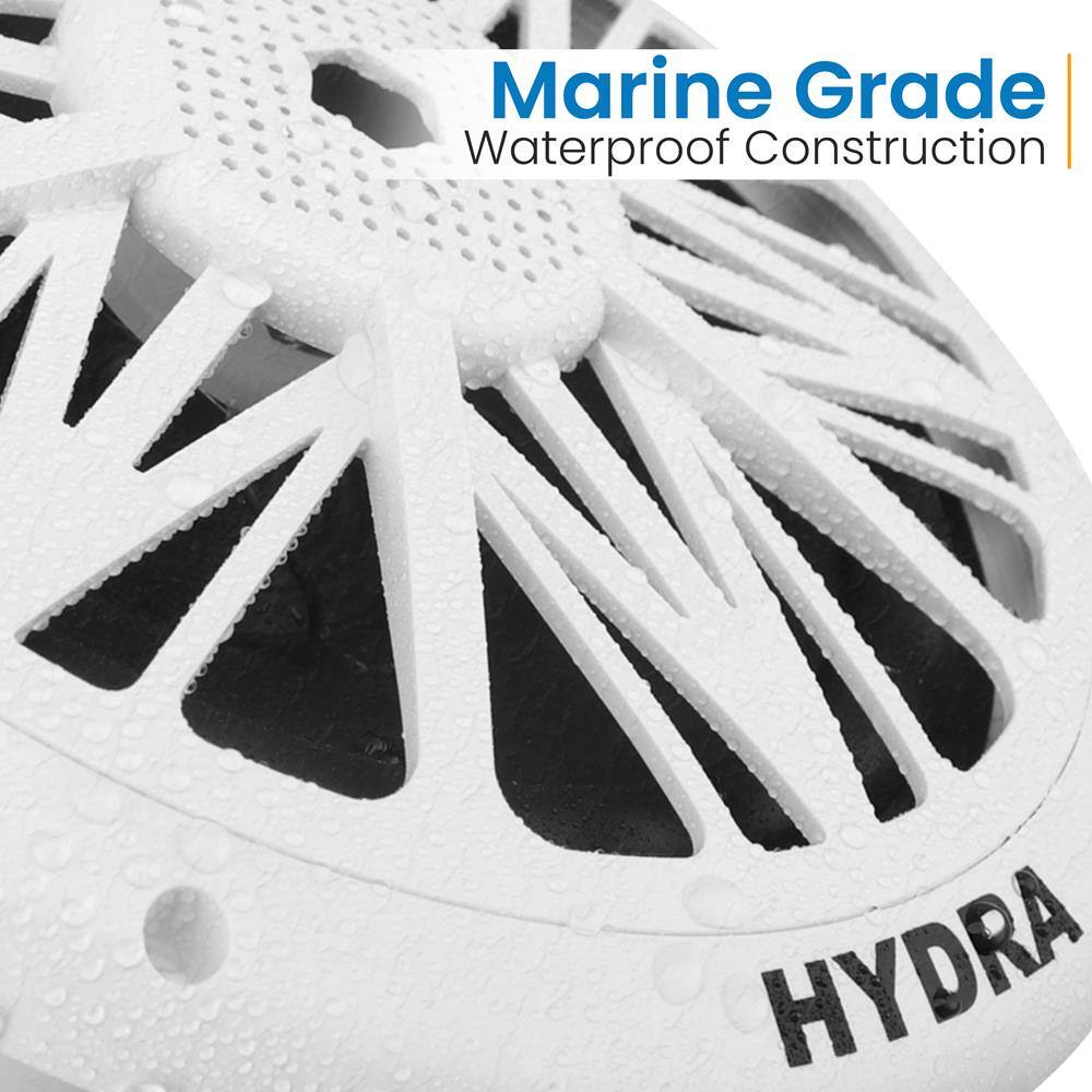 Marine Grade  
Waterproof Construction  

HYDRA
