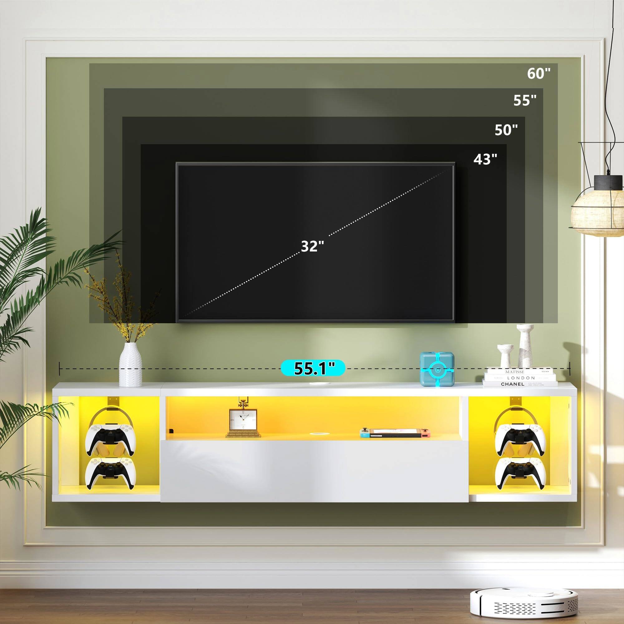 60"  
55"  
50"  
43"  
32"  
55.1"  

LONDON  
CHANEL