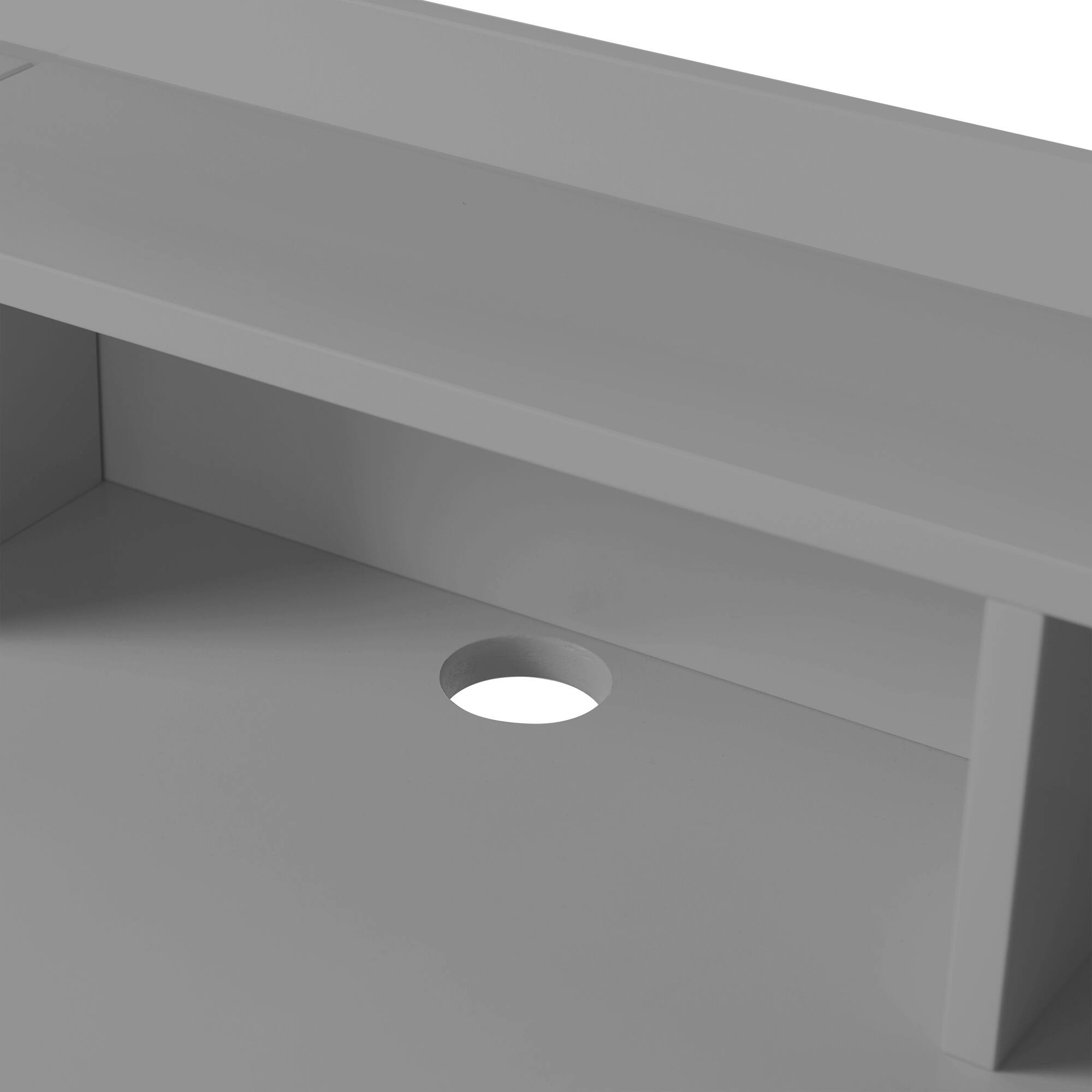 Back. Teamson Home - Creativo Writing Desk with Storage - Grey.