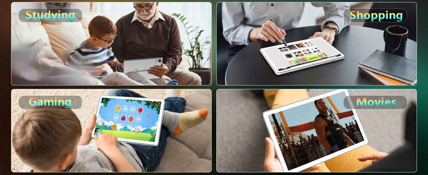 - Studying
- Gaming
- Shopping
- Movies