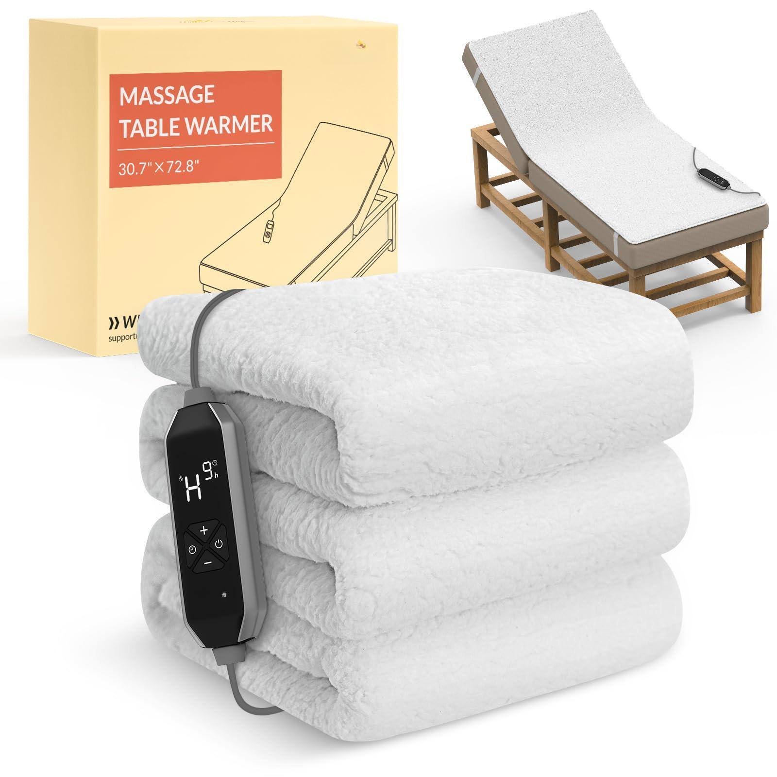 MASSAGE TABLE WARMER  
30.7" x 72.8"  

W support  

9°