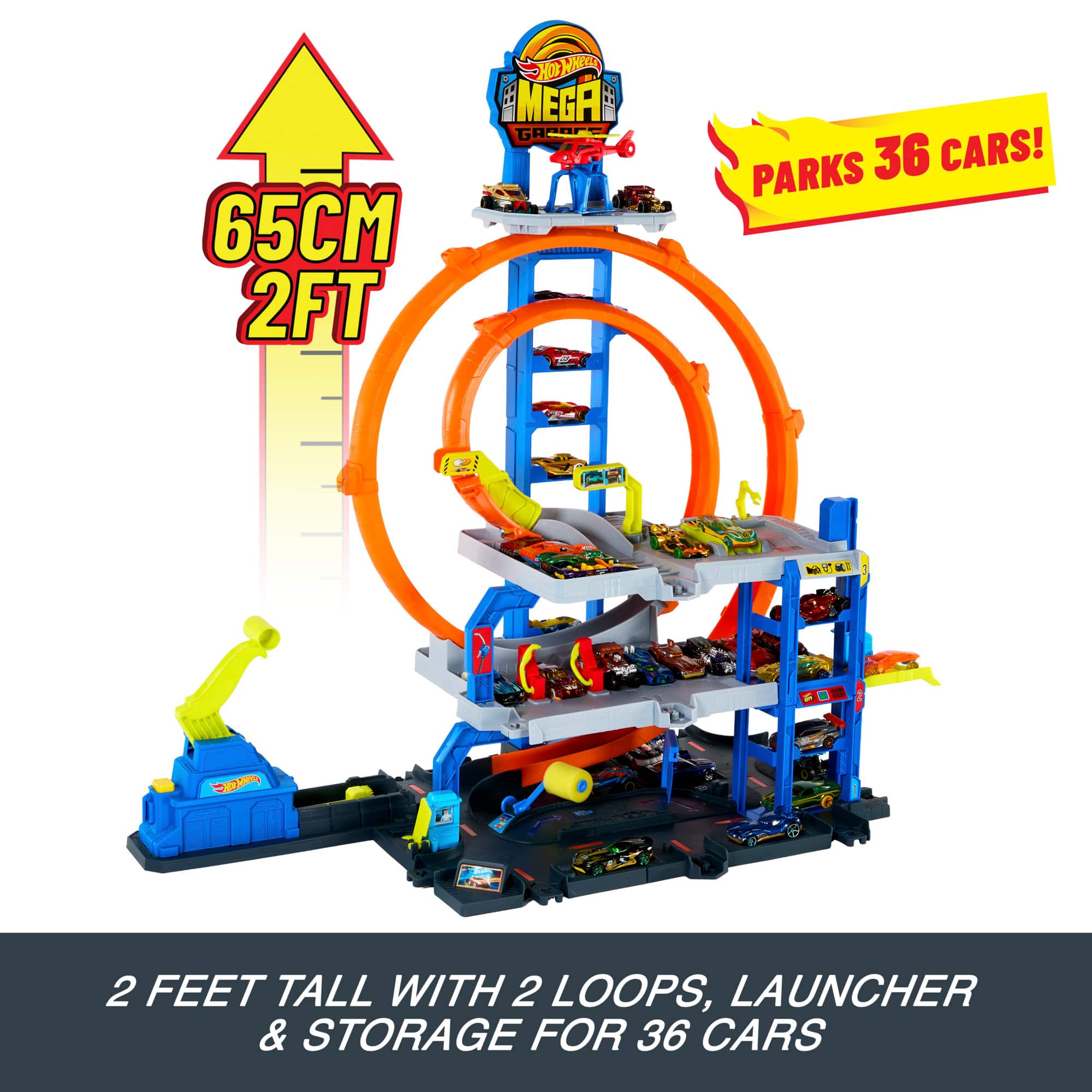 Hot Wheels Mega Loop Garage JBM74 - Best Buy