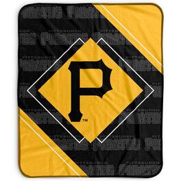 Pegasus - Pittsburgh Pirates 50" x 60" Diamond Logo Fleece Blanket - Multicolor
