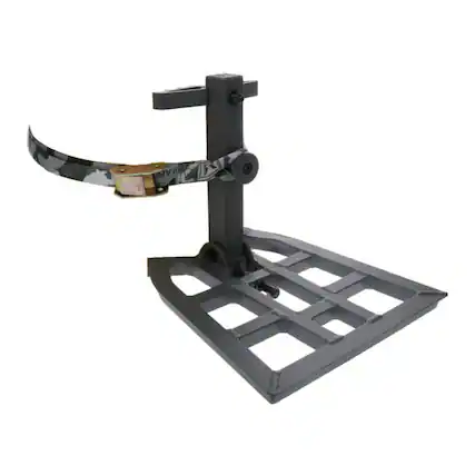 Front. Hawk - Hawk Helium Hammock Apex Platform with Tree Digger Teeth and Silent Attachment - Black.