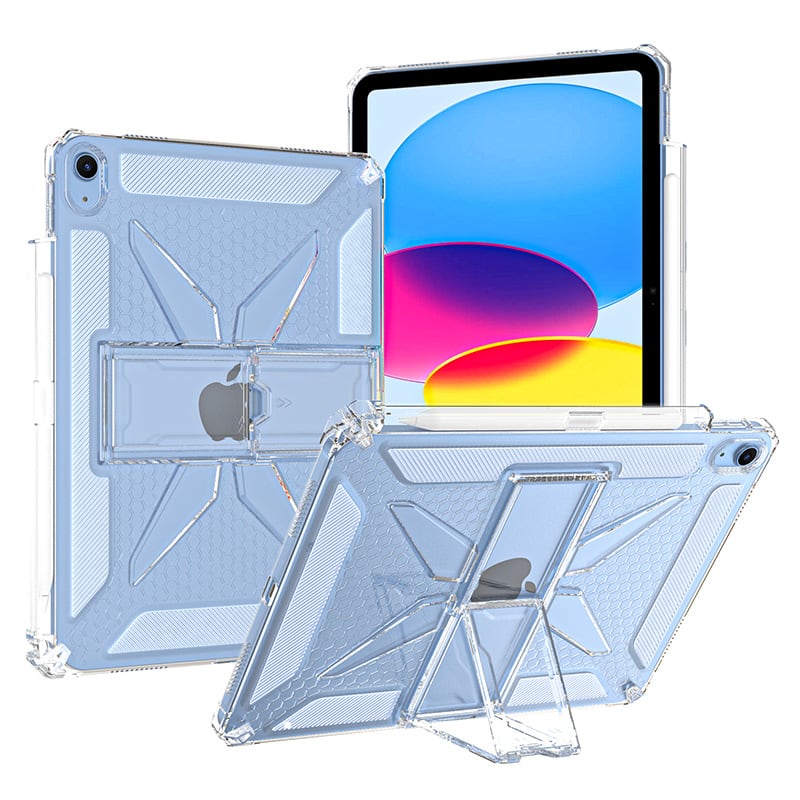 "Dteck - Case for iPad A16 11th Gen 11"" 2025/ 10th Gen 10.9"" 2022, Slim Shockproof Stand Transparent Cover with Pencil Holder - Clear" price history on PriceWatchPro