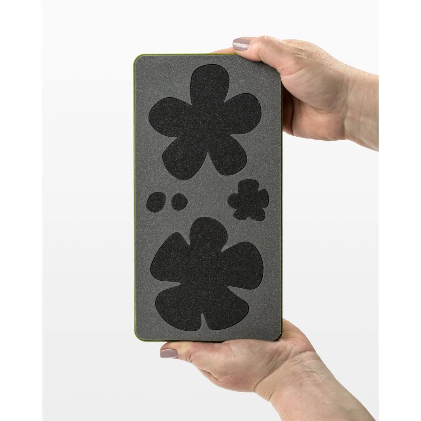 Back. AccuQuilt - AccuQuilt GO! Fabric Cutting Dies; Funky Flower - Black.