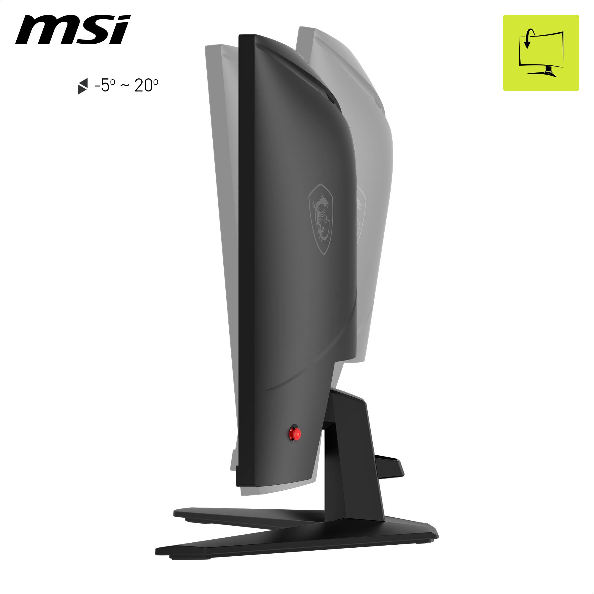 Alt View 1. MSI - MAG 275CQF E18 27" Rapid VA LCD Curved QHD 180Hz 0.5ms FreeSync Gaming Monitor with HDR ready(DIsplayPort, HDMI) - Black.
