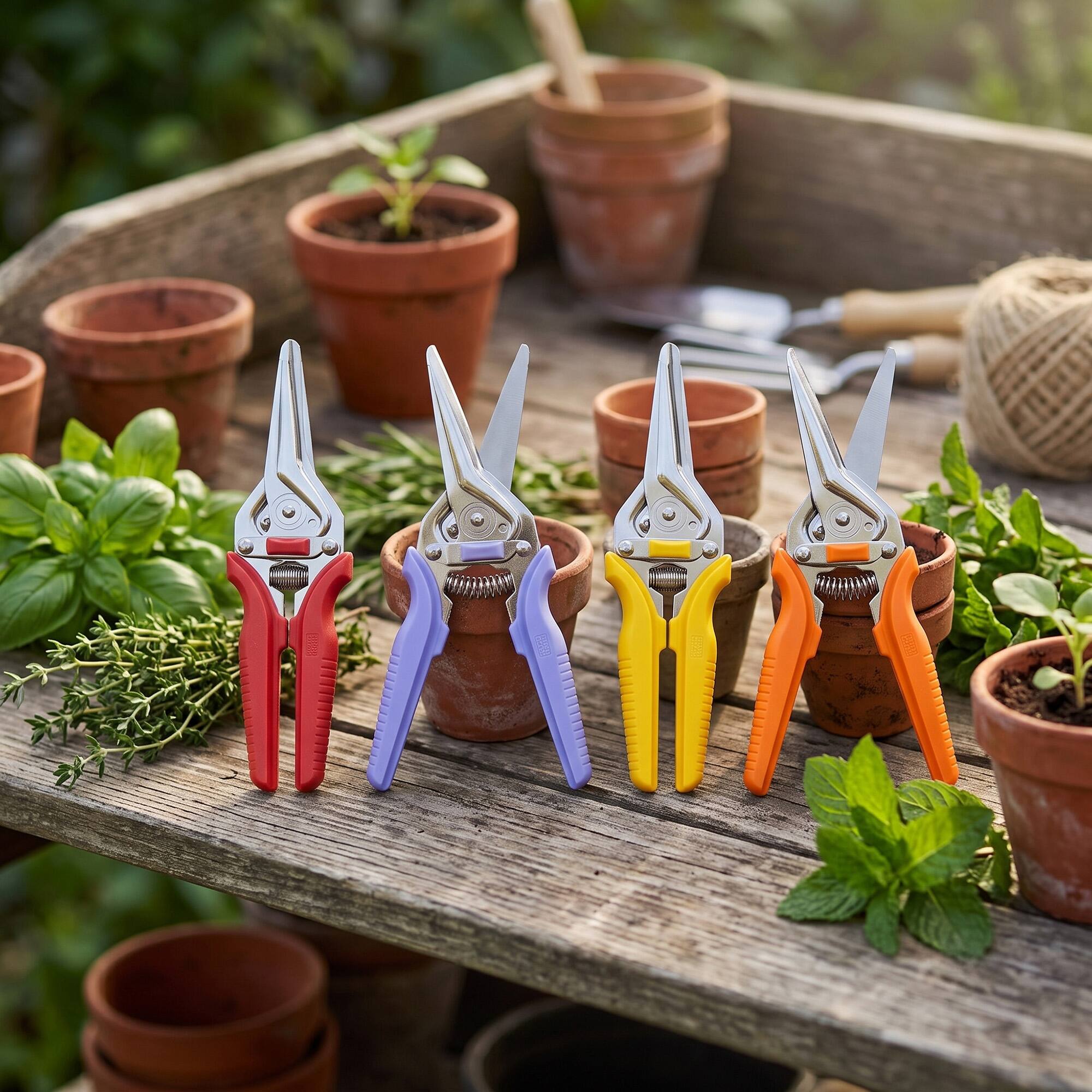 Alt View 3. Kuhn Rikon - Classic Kitchen & Garden Shears, Includes 1 Shear, Stainless Steel Blades - Multicolored.