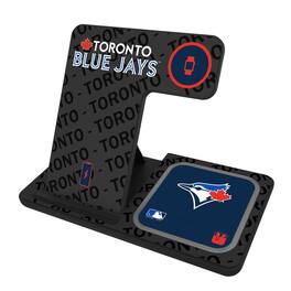 Keyscaper - Toronto Blue Jays 3-In-1 Wireless Charger - Multicolor