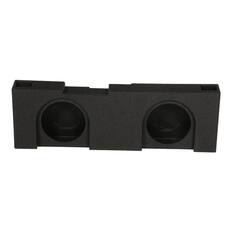 Front. QPower - QPower Dual 12" Sub Box - Chevy Silverado Crew Cab & GMC Sierra Crew Cab 14-18.