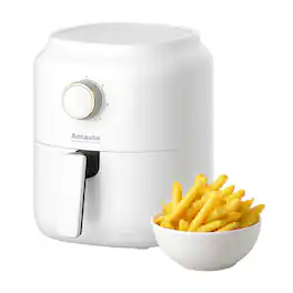 ZACHVO - 360° Air Fryer Oven, 60-Min Timer, Auto Shut-Off, Overheat Protection - White