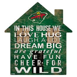 Fan Creations - Minnesota Wild 12'' Team House Sign - Multicolor