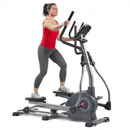 Sunny Health & Fitness - Smart Elite Long Stride Length Magnetic Elliptical - Gray
