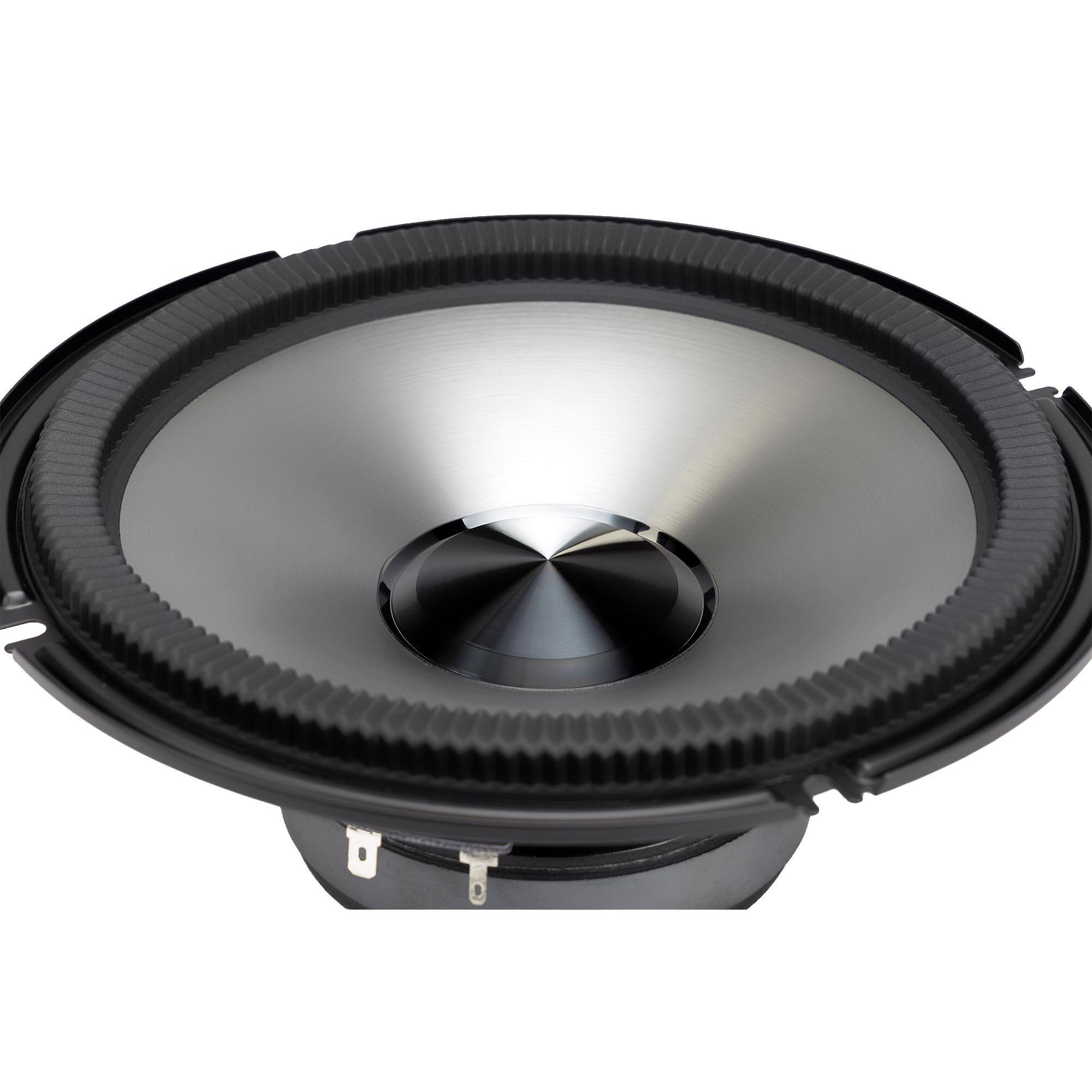 Alt View 2. Alpine - Alpine BRV-S80C 8" BassRev™ Component Speaker Set - Black/Gray.