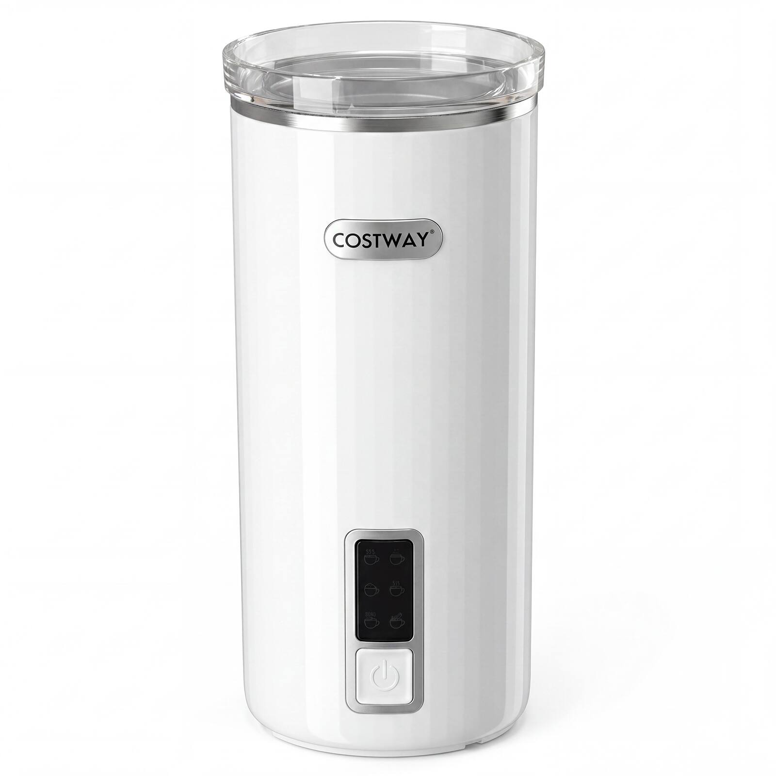 Costway - 6-in-1 Electric Milk Steamer with Stainless Steel Interior, Automatic Foam Maker - White price history on PriceWatchPro