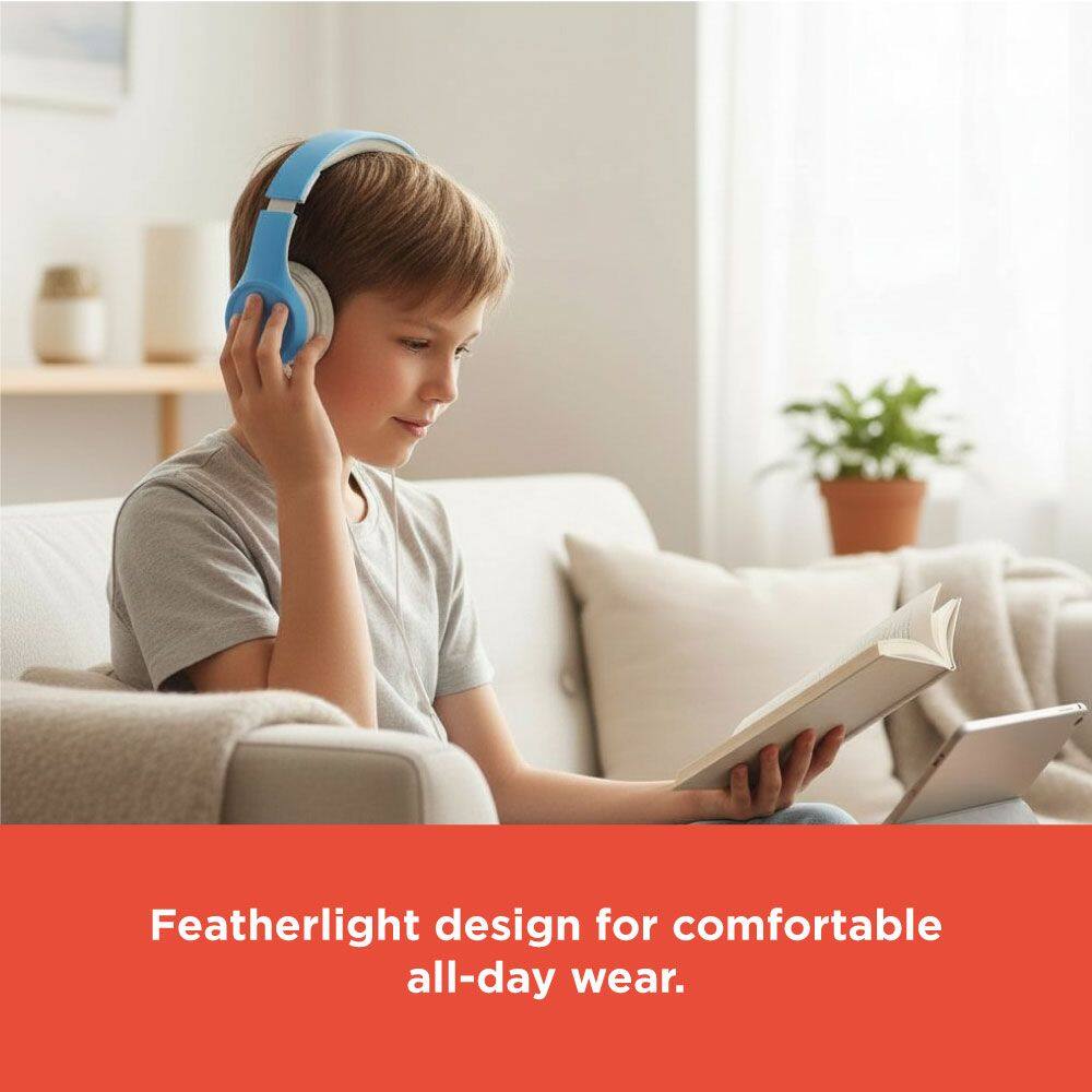Featherlight design for comfortable all-day wear.