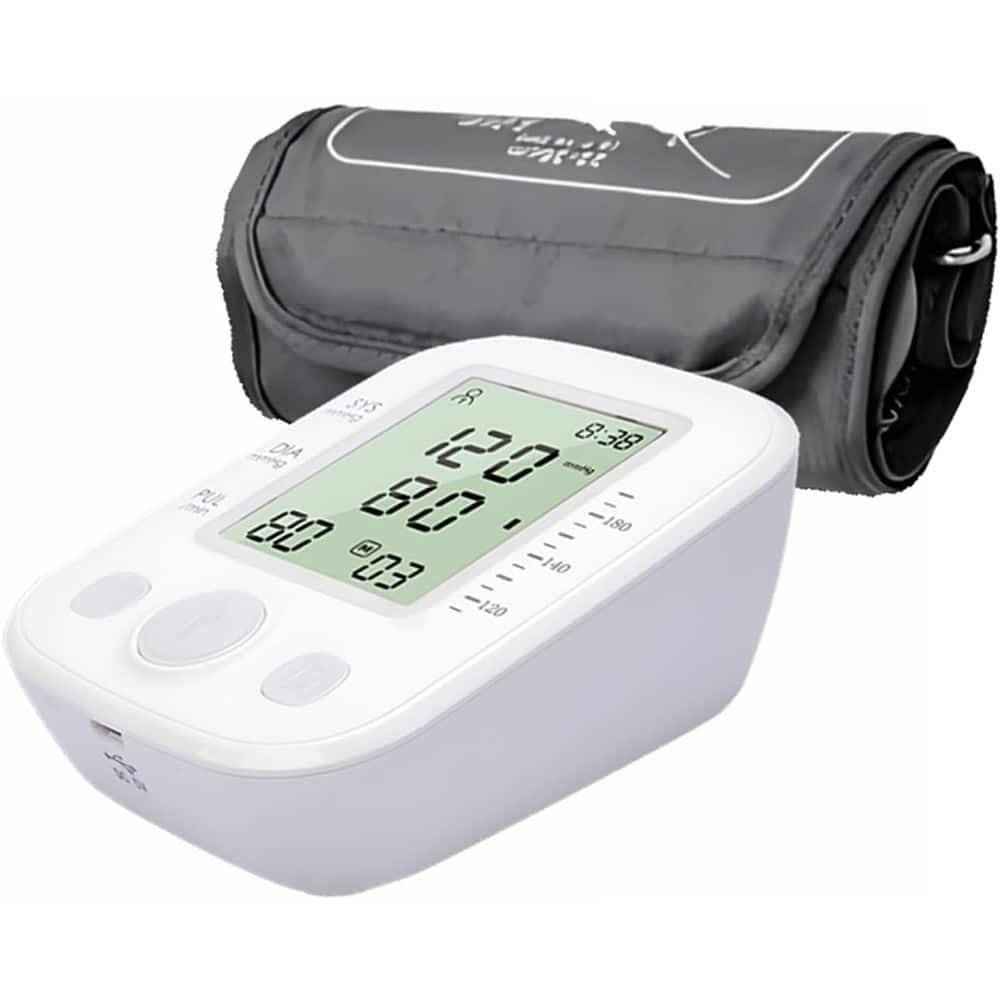 RTMB - Upper Arm Blood Pressure Monitor, Extra-Large Cuff, 99-Memory - White