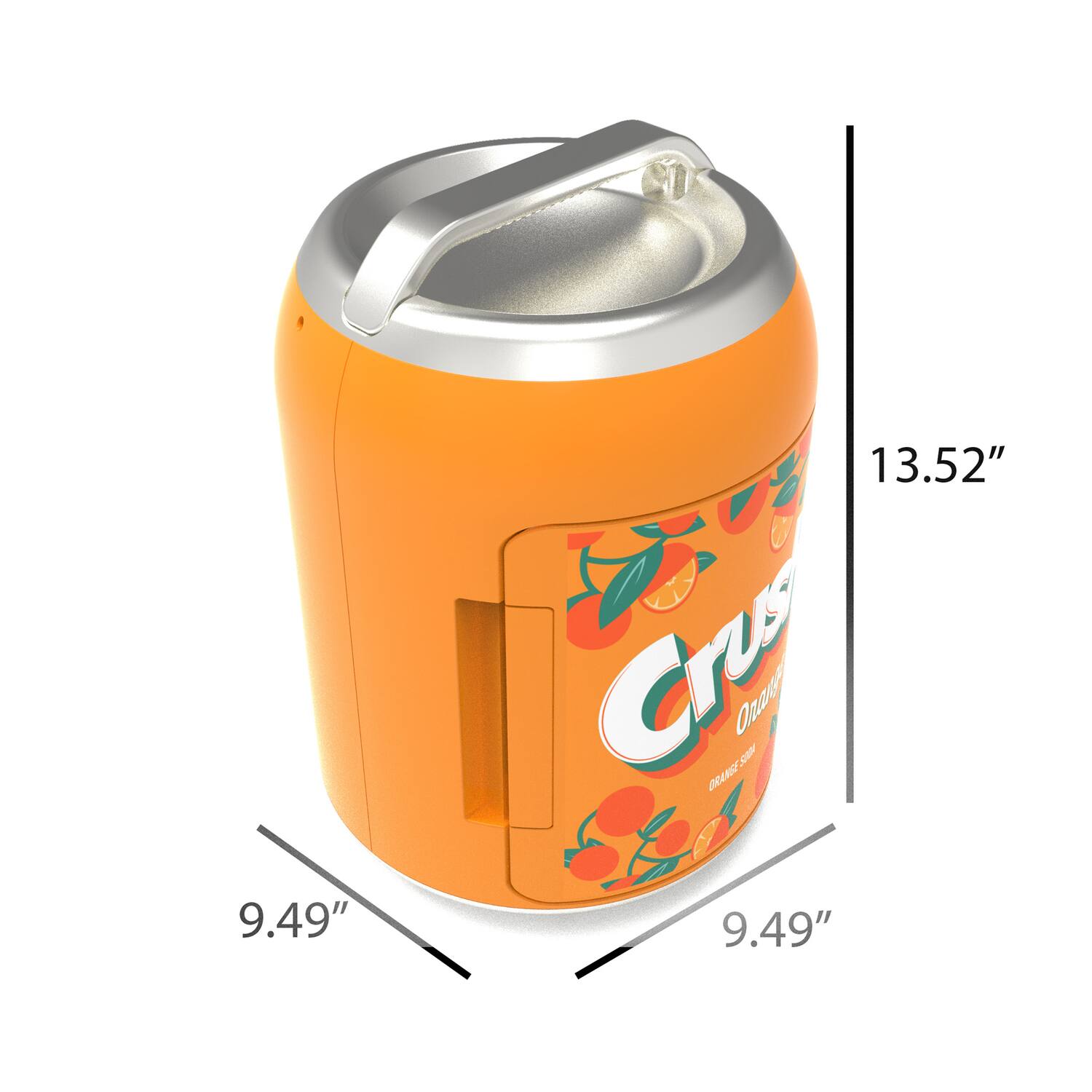 9.49"  
13.52"  
Crus  
Orange Soda  
9.49"