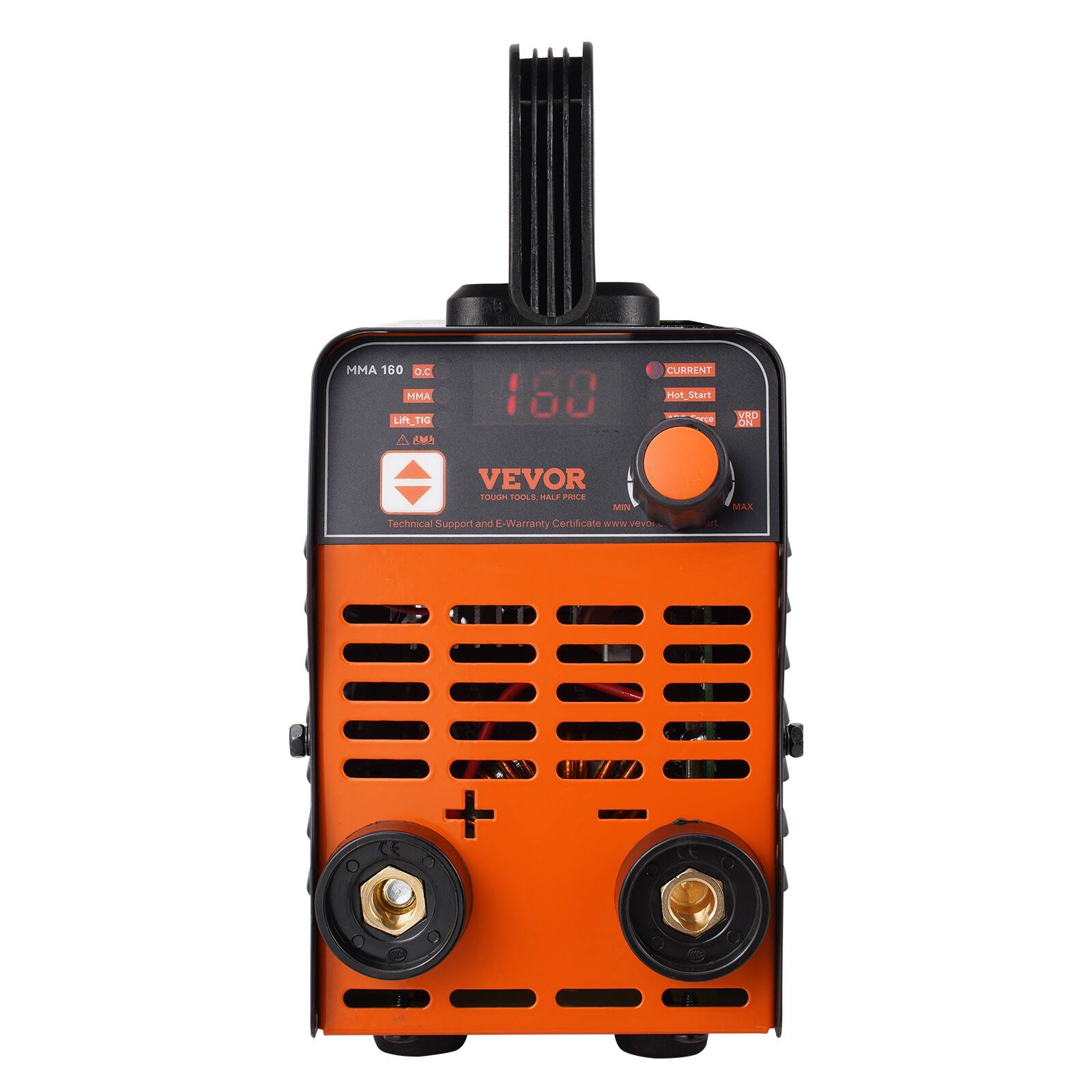 MMA 160 D.C  
MMA Lim  
TIO A  
AMA 180  
CURRENT  
Hot Start  
VRD  
MMA 160 D.C  
MMA  
Life_TIG  
MMA  
VEVOR  
TOUGH TOOLS. HARD WORK.  
Technical Support and E-Warranty Certificate www.vevor.com