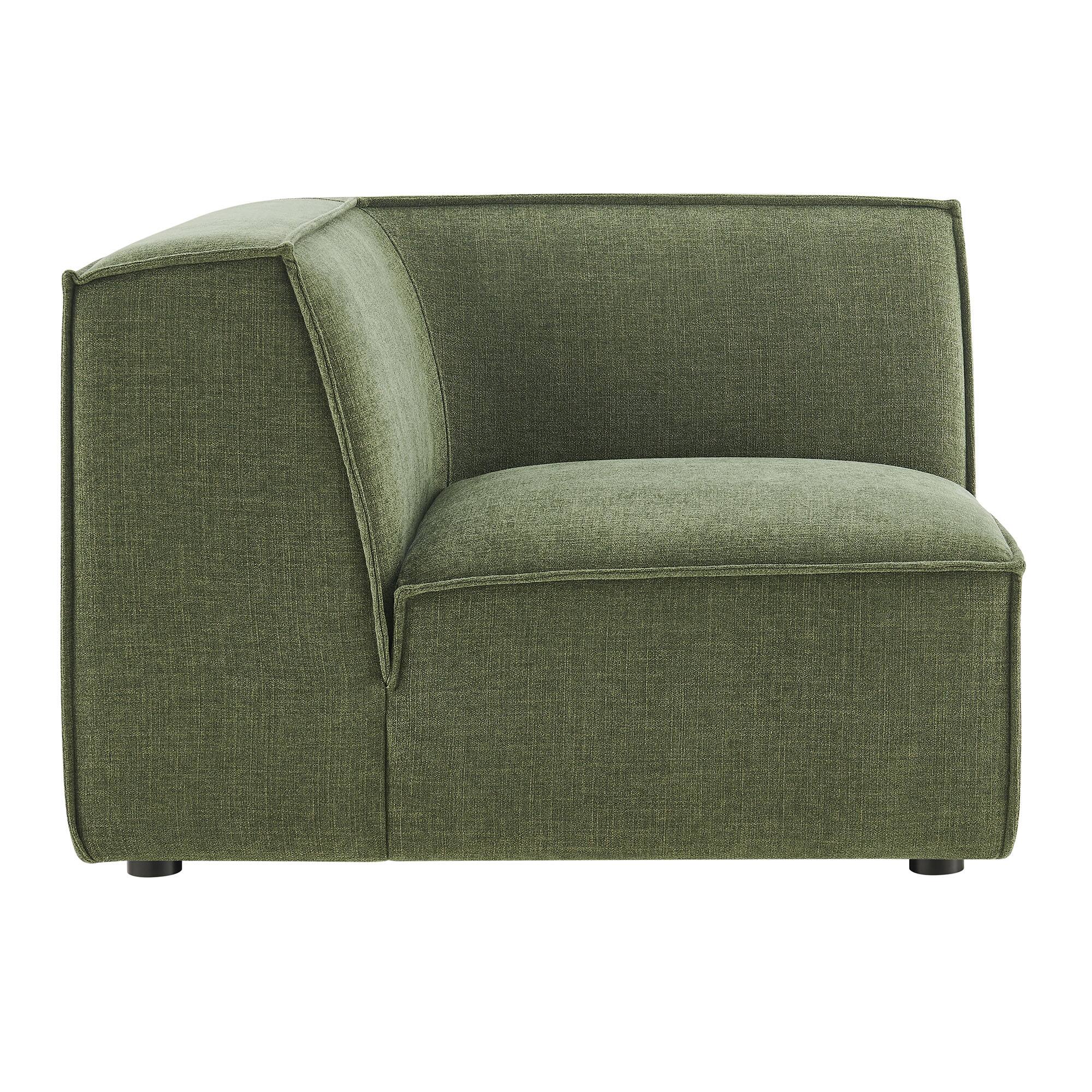 Alt View 6. Modway - Restore Performance Fabric Upholstered Modular Corner Chair by Modway - Foliage.