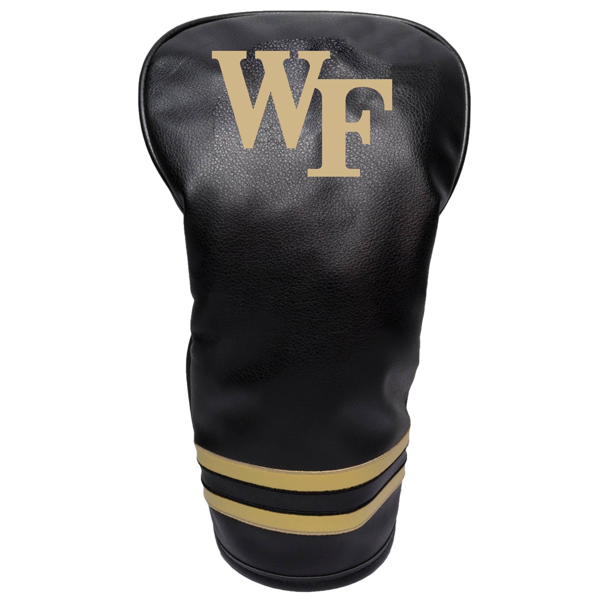 Front. Team Golf - Wake Forest Demon Deacons Vintage Driver Head Cover - Multicolor.