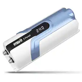 Pyle - 0.5 Farad Digital Power Capacitor with Blue Digital Display