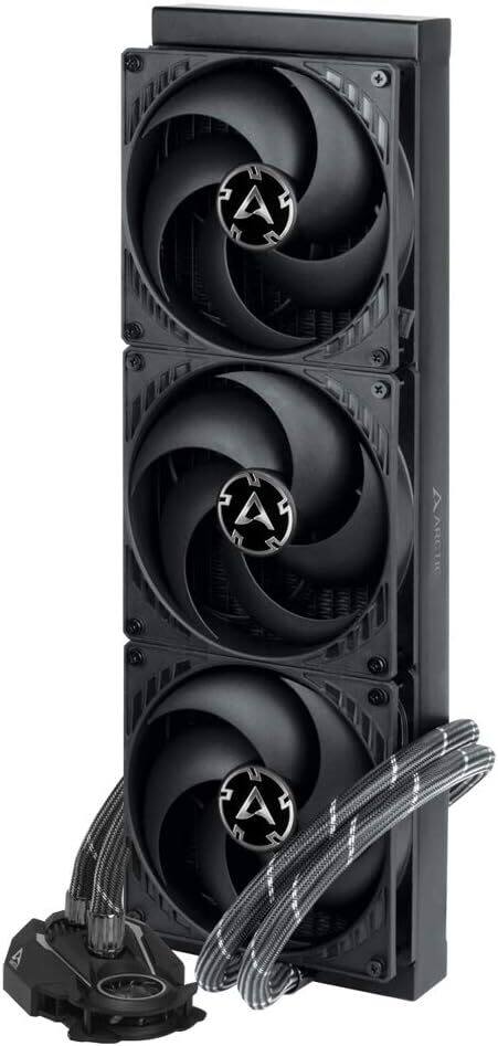 Left. Arctic - liquid freezer ii 420 multi compatible cooler - black (oem) acfre00092a - Black.