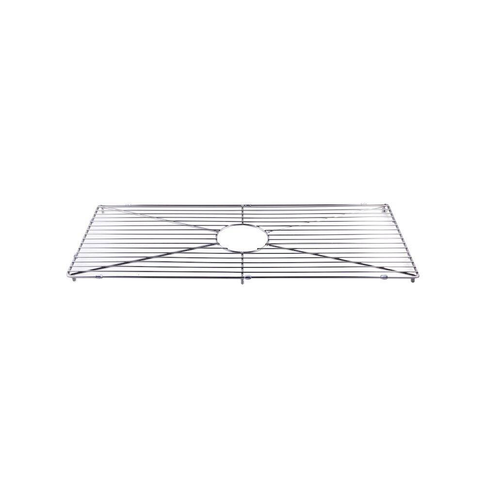 Left. Alfi - Stainless steel kitchen sink grid for AB3618HS - Stainless.