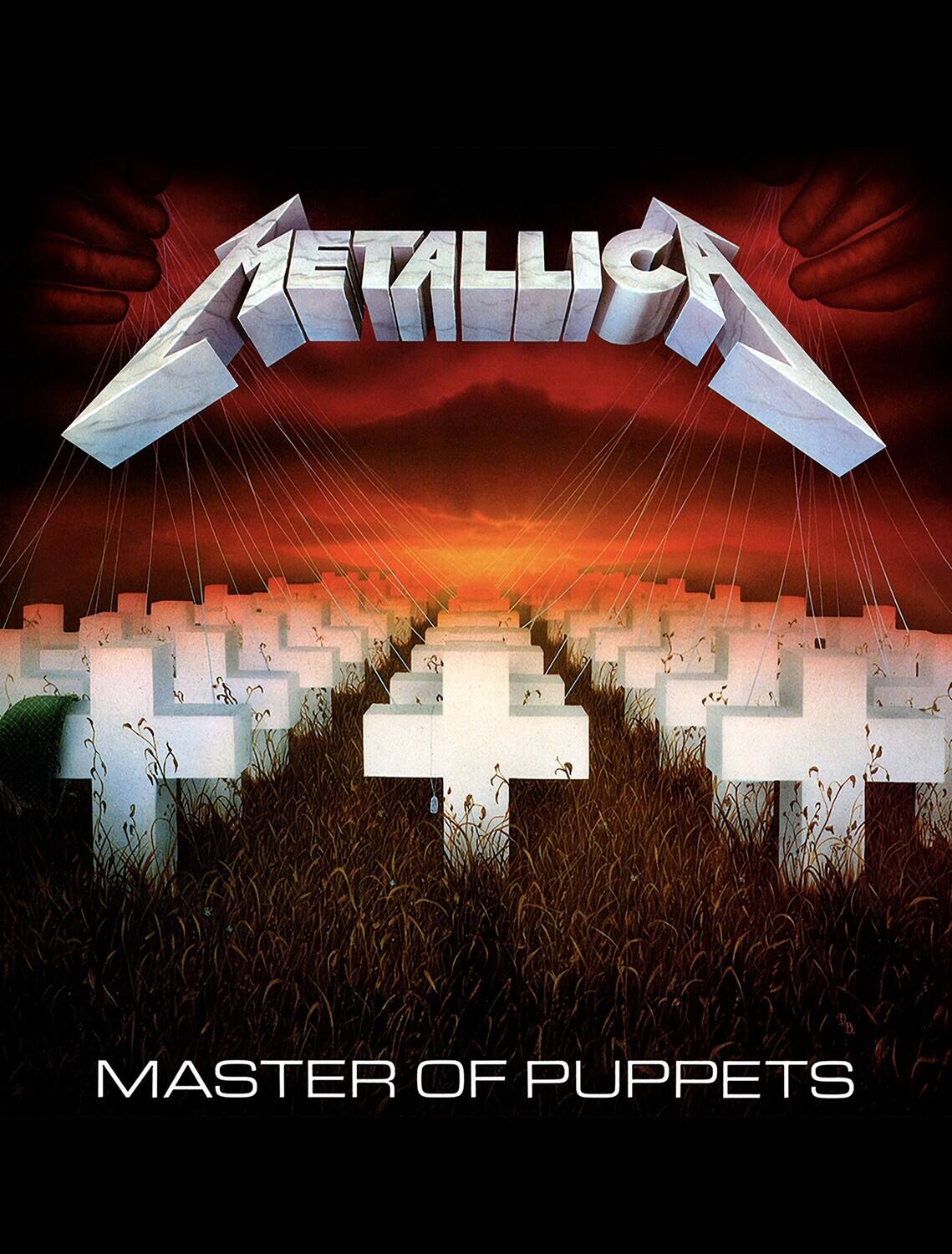 PopMarket - Metallica - Rocksax - Metallica - Sherpa Fleece Blanket - Master of Puppets (60 in x 80 in) - Multicolor