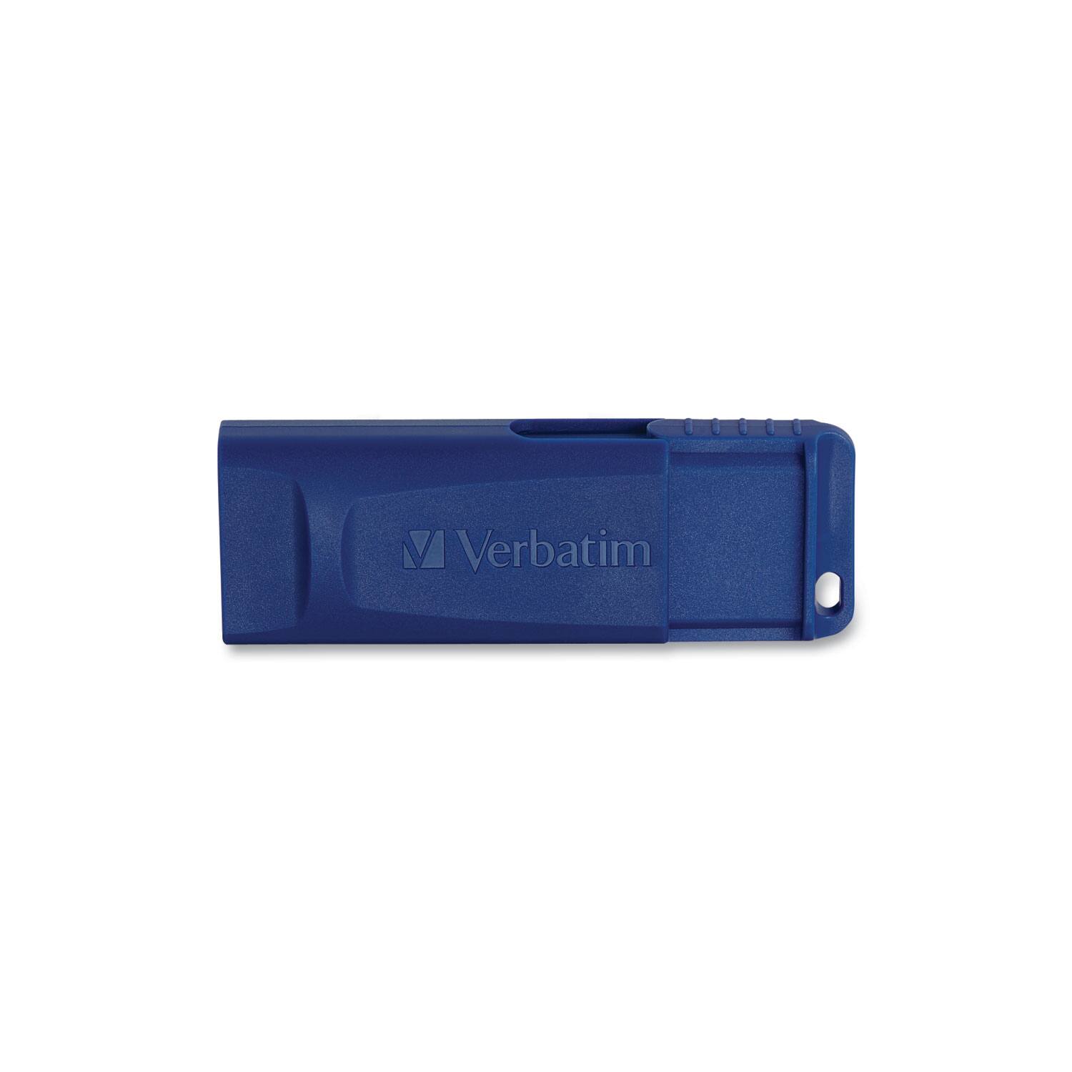 Alt View 2. Verbatim - Verbatim 97275 16 GB Classic USB 2.0 Flash Drive - Blue - Blue.
