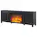 Alt View Zoom 14. Camden&Wells - Yarmouth Log Fireplace TV Stand for Most TVs up to 75" - Obsidian.