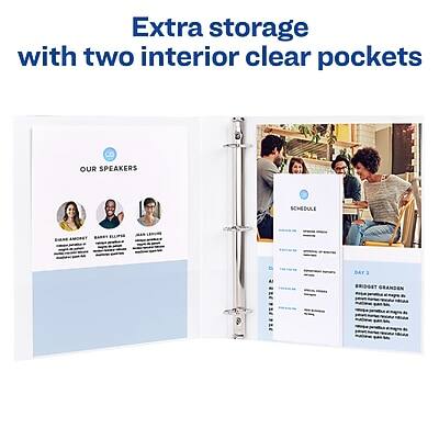 Extra storage with two interior clear pockets

OUR SPEAKERS
- Sarah Andrews
- Mark Lewis
- Jane Smith

SCHEDULE
DAY 2
BRIDGET GRANDEN
- 10:00 AM: Keynote Address
- 11:00 AM: Panel Discussion
- 12:00 PM: Networking Lunch
- 1:30 PM: Workshops
- 3:00 PM: Closing Remarks