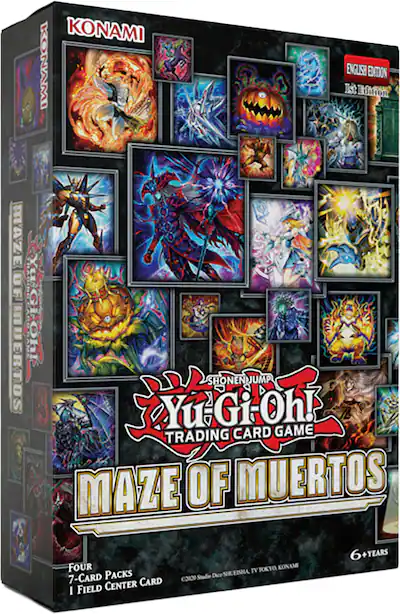 Konami Yu Gi Oh! Trading Card Game: Maze of Muertos 4 Pack with 1 Field Center Card 87120 - Best Buy Konami Yu Gi Oh! Trading Card Game: Maze of Muertos 4 Pack with 1 Field Center Card 87120 - Best Buy