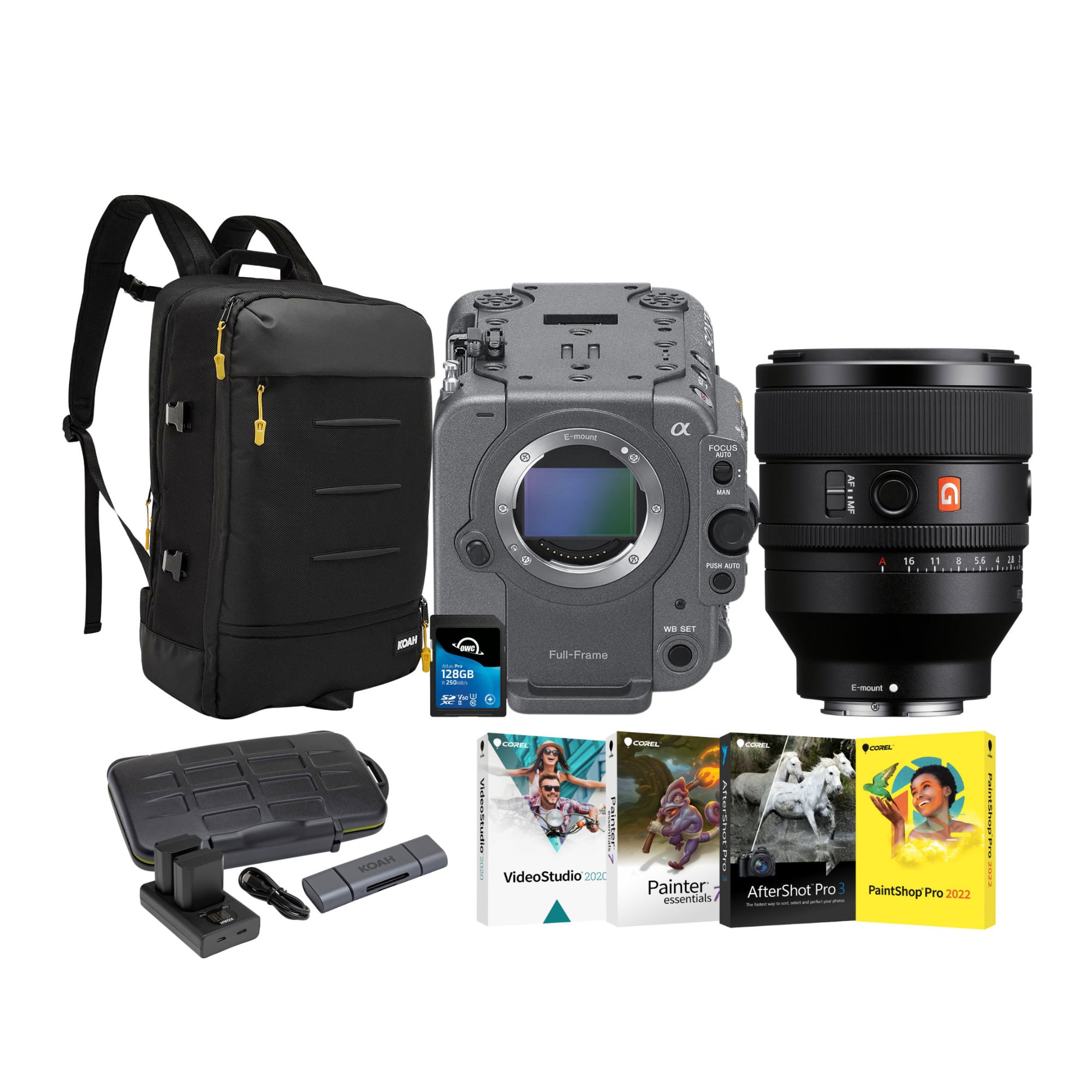 Sony FX6 Full Frame Cinema Camera with 16 35mm f/2.8 GM Lens