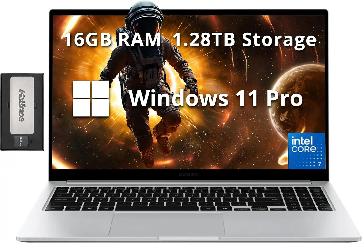 16GB RAM
1.28TB Storage
Windows 11 Pro
Intel Core 7
Samsung