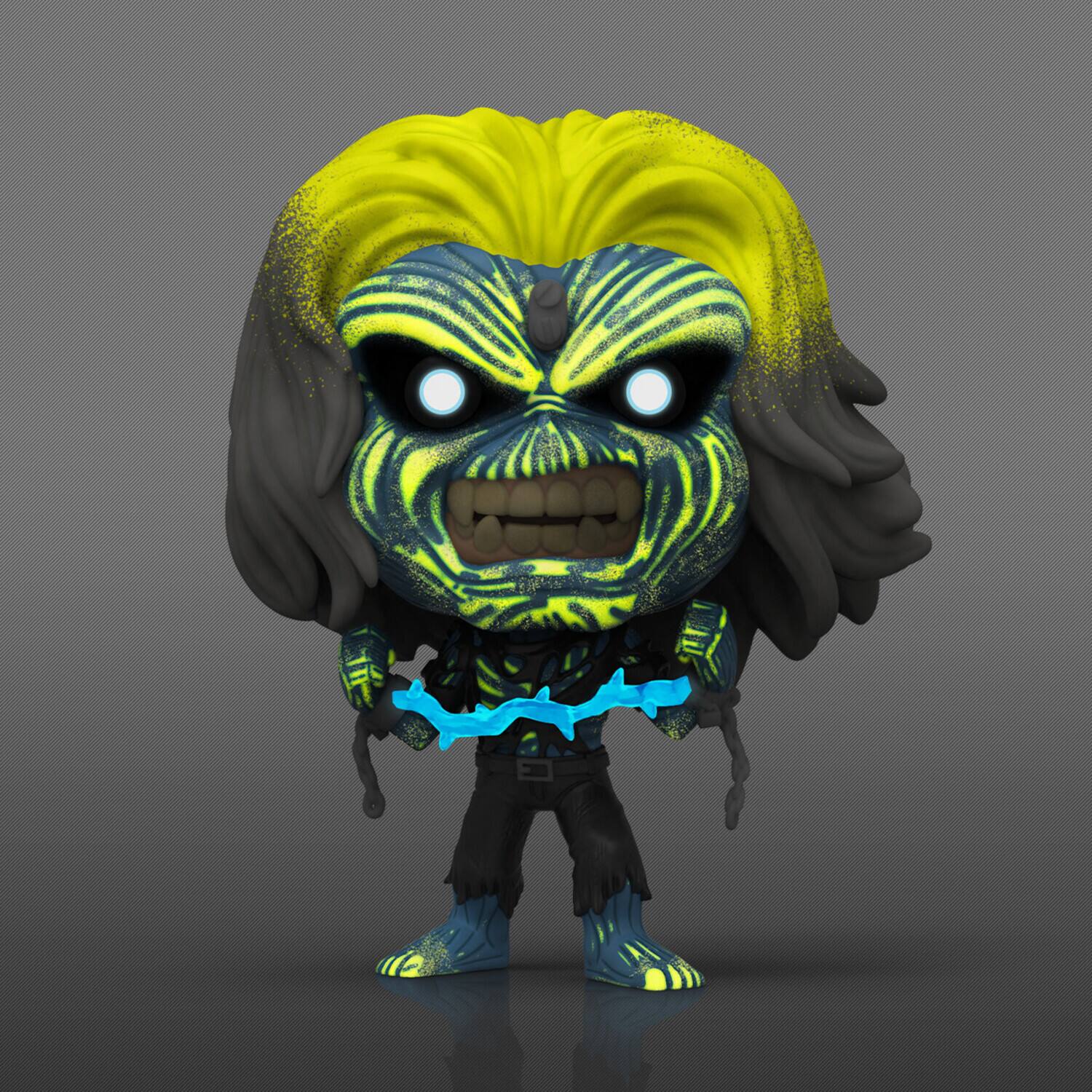 Alt View 3. Funko - Iron Maiden - FUNKO POP! ROCKS: Iron Maiden - Eddie 4PK Glow in the Dark Box Set (AE Exclusive)   - COLLECTIBLES - Multicolor.