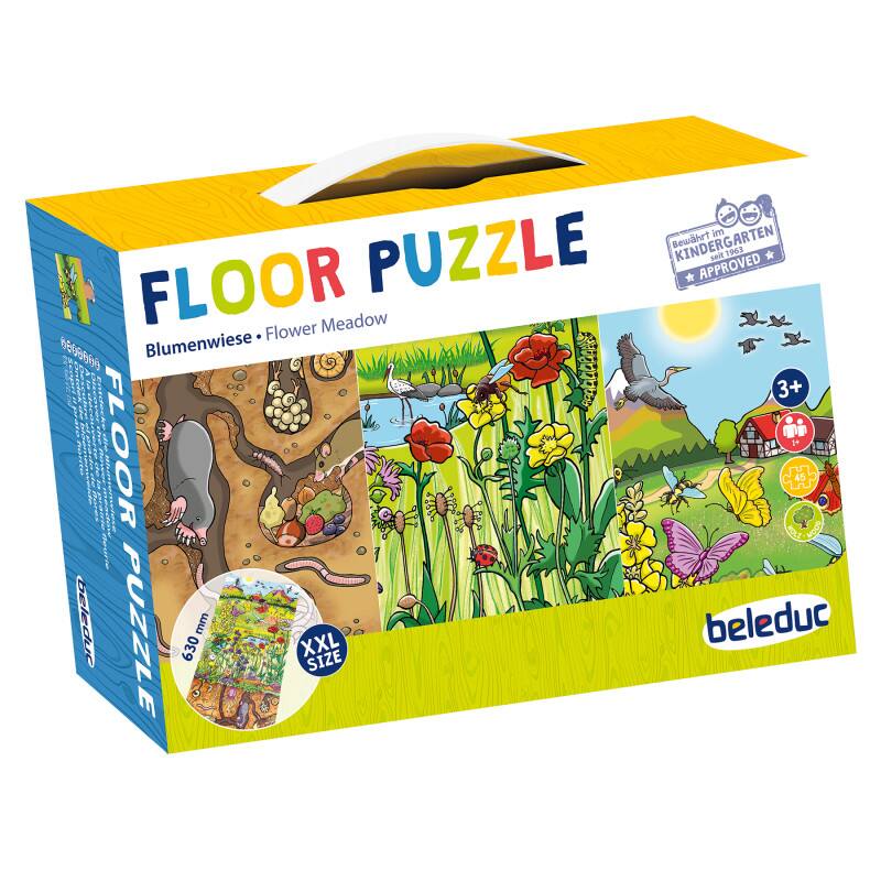 Beleduc - Discover The Flower Meadow Floor Puzzle - Multi price history on PriceWatchPro