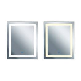 CWI Lighting - Abril Rectangle Matte LED 32 in. Mirror From our Abril Collection - White