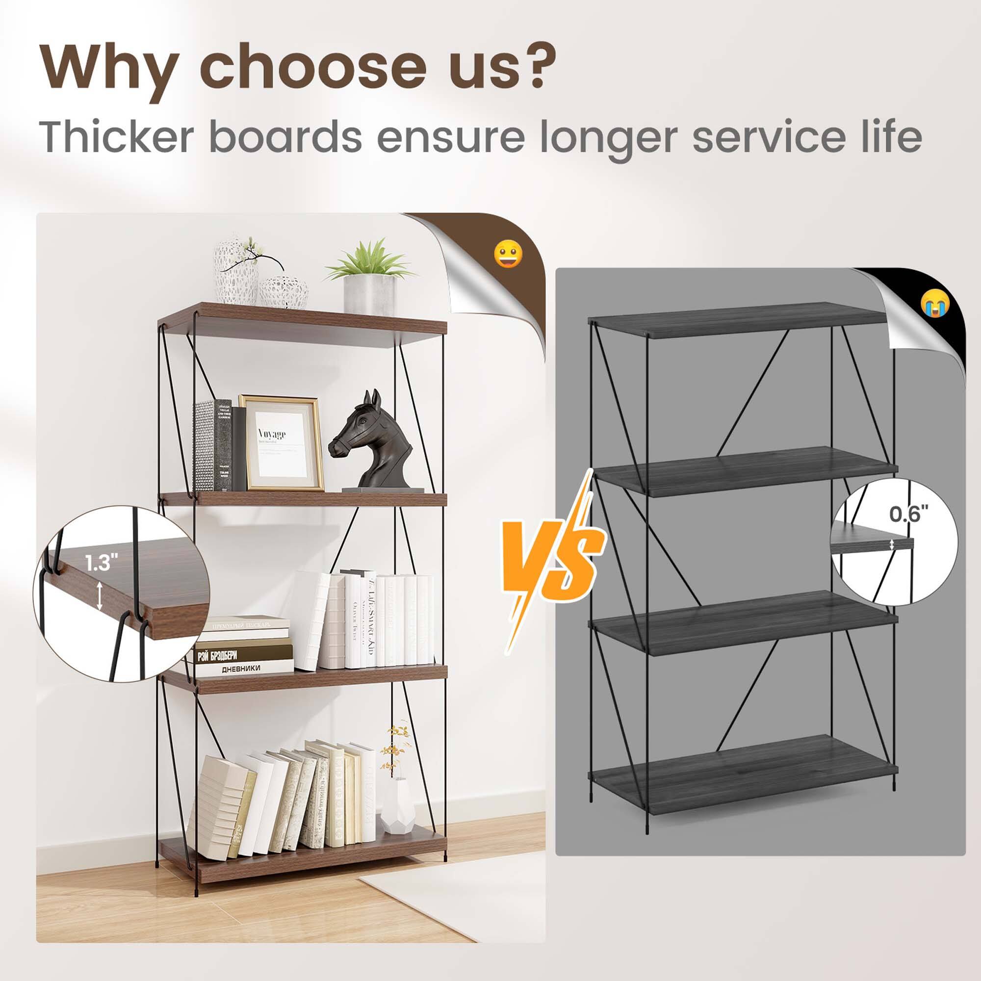 Why choose us? Thicker boards ensure longer service life 1.3" VS 0.6"