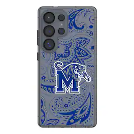 Keyscaper - NCAA - Memphis Tigers Paisley Galaxy Clear Case - S25 Ultra - Multicolor