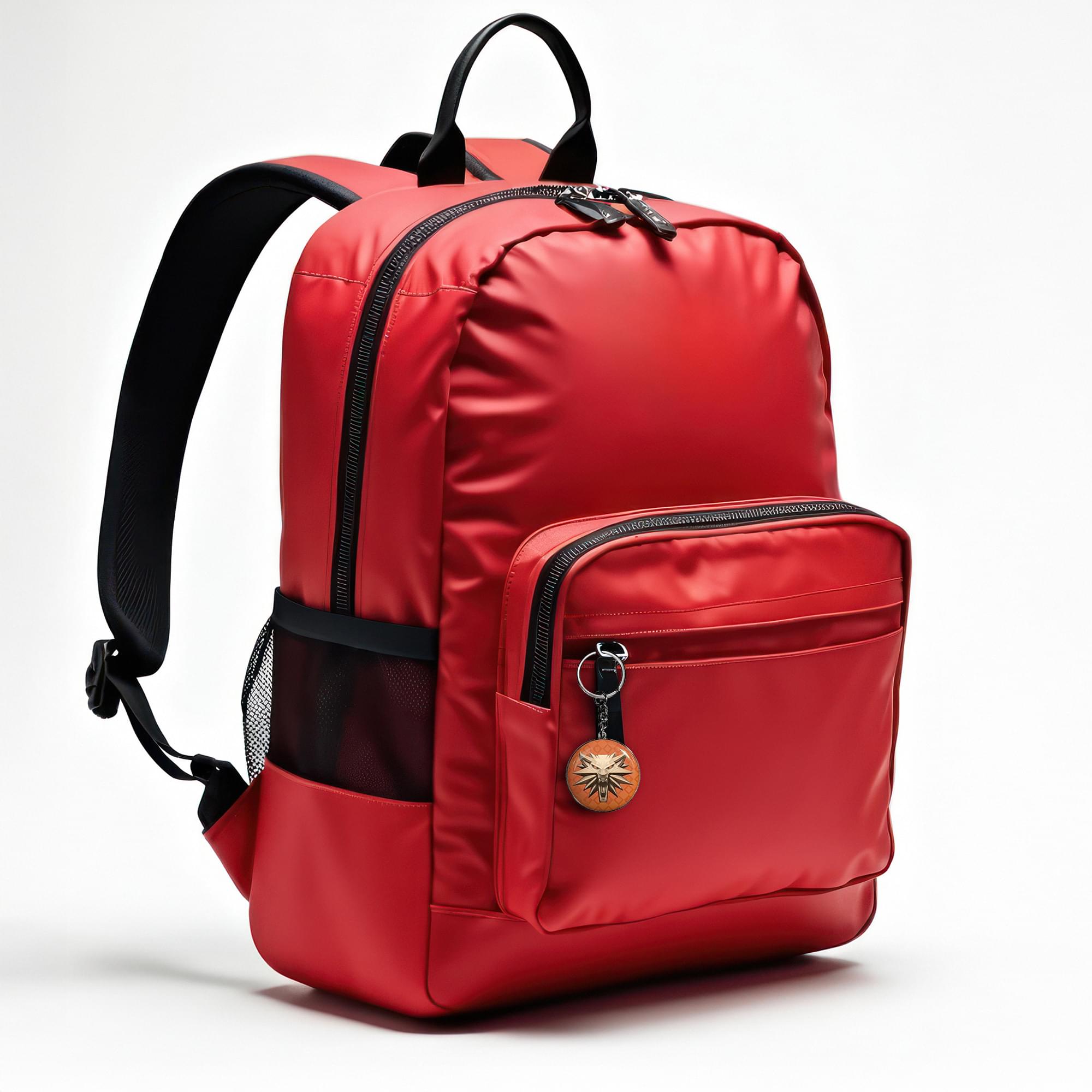 Alt View 10. Dark Horse Comics - The Witcher 3 Wild Hunt Enamel Keychain | School of the Wolf - Orange.