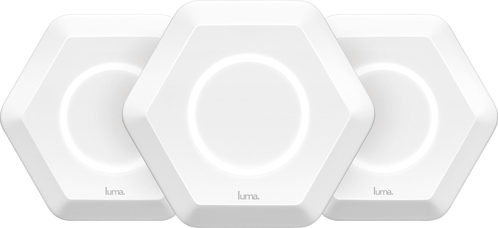 1 Pack - White Luma Whole Home WiFi Free Parental Controls Compatible with Alexa -   Replaces WiFi Extenders and Routers Free Virus Blocking Gigabit Speed 