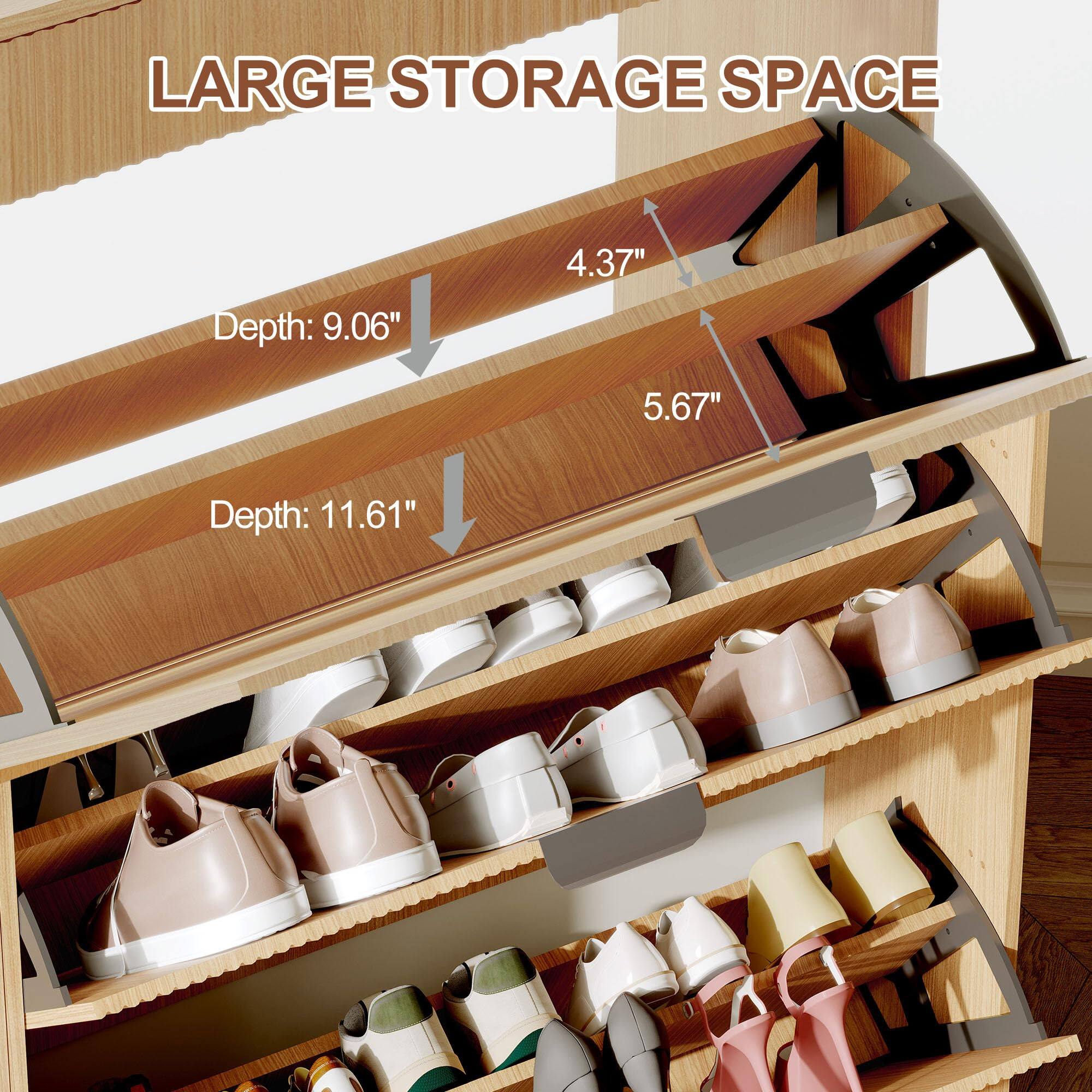 LARGE STORAGE SPACE

Depth: 9.06"

Depth: 11.61"

4.37"

5.67"