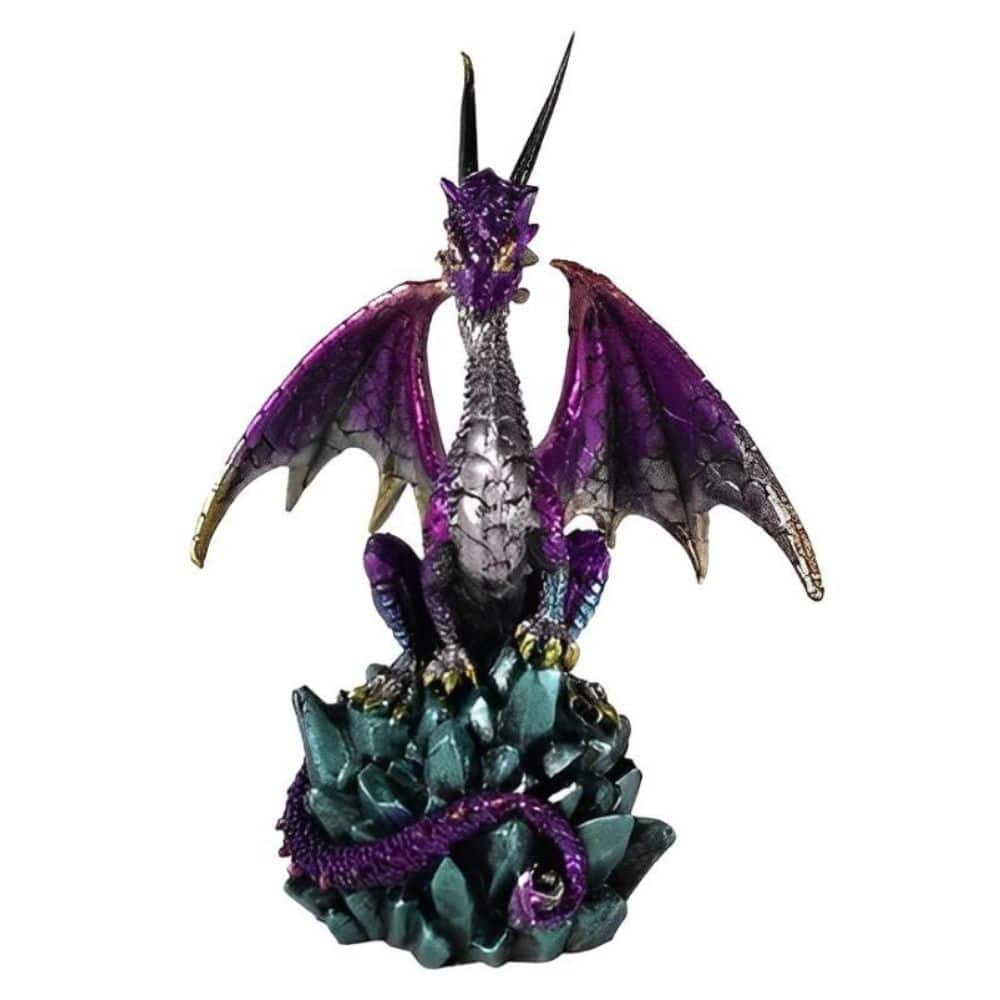 FC Design - 5.25"H Dragon On Icicle Figurine Statue Office/Computer Desk Tabletop Medieval Gaming Home Decor Gift - Multi-Color